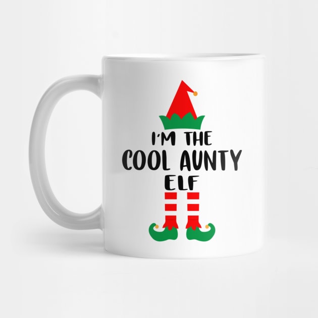 I'm The Cool Aunty Elf Family Matching Group Christmas Costume Outfit Pajama Funny Gift by norhan2000